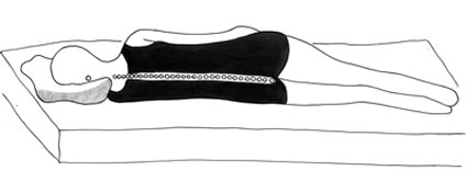 sleeping posture drawing